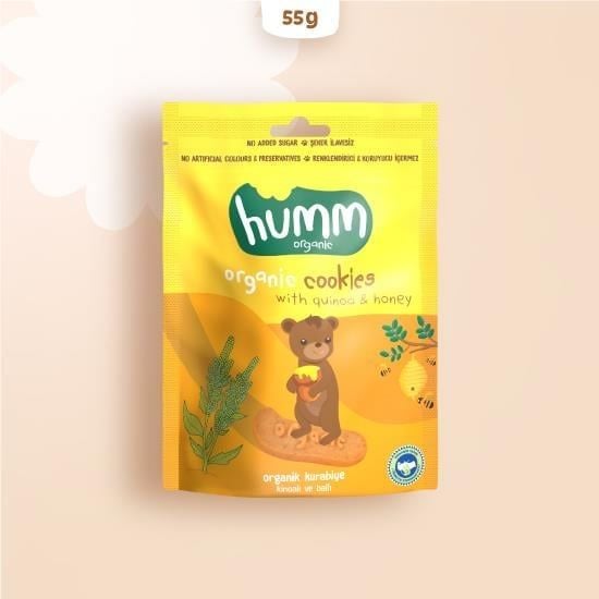 Humm Organik Ballı Kinoalı Kurabiye 55gr