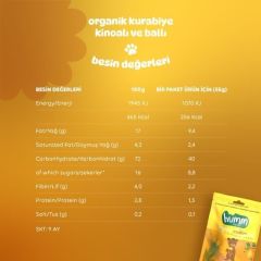 Humm Organik Ballı Kinoalı Kurabiye 55gr