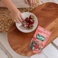 Humm Organik Çilekli Vegan Mini Küpler 30gr