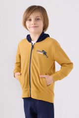 U.S. Polo Pijama Takımı RP3444-2 Hardal