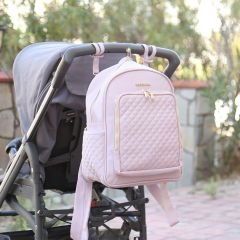 M&Y Dust Deri Anne Bebek Bakım Sırt Çantası 7130 Lila