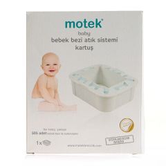 Motek 505 Adet Kirli Bebek Bezi Kartuşu