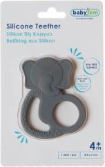 BabyJem Silikon Fil Dişlik 808 Gri