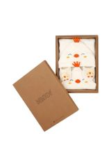 Bebitof Baby Civcivli Bornoz Seti 30038 Ekru