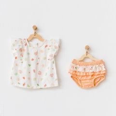 Andywawa AC21526R Friends 2li Bebe Takım Ekru