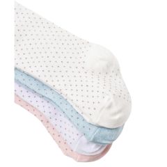 Bibaby Biorganic Klasik Puanlı Külotlu Çorap 68438 Beyaz