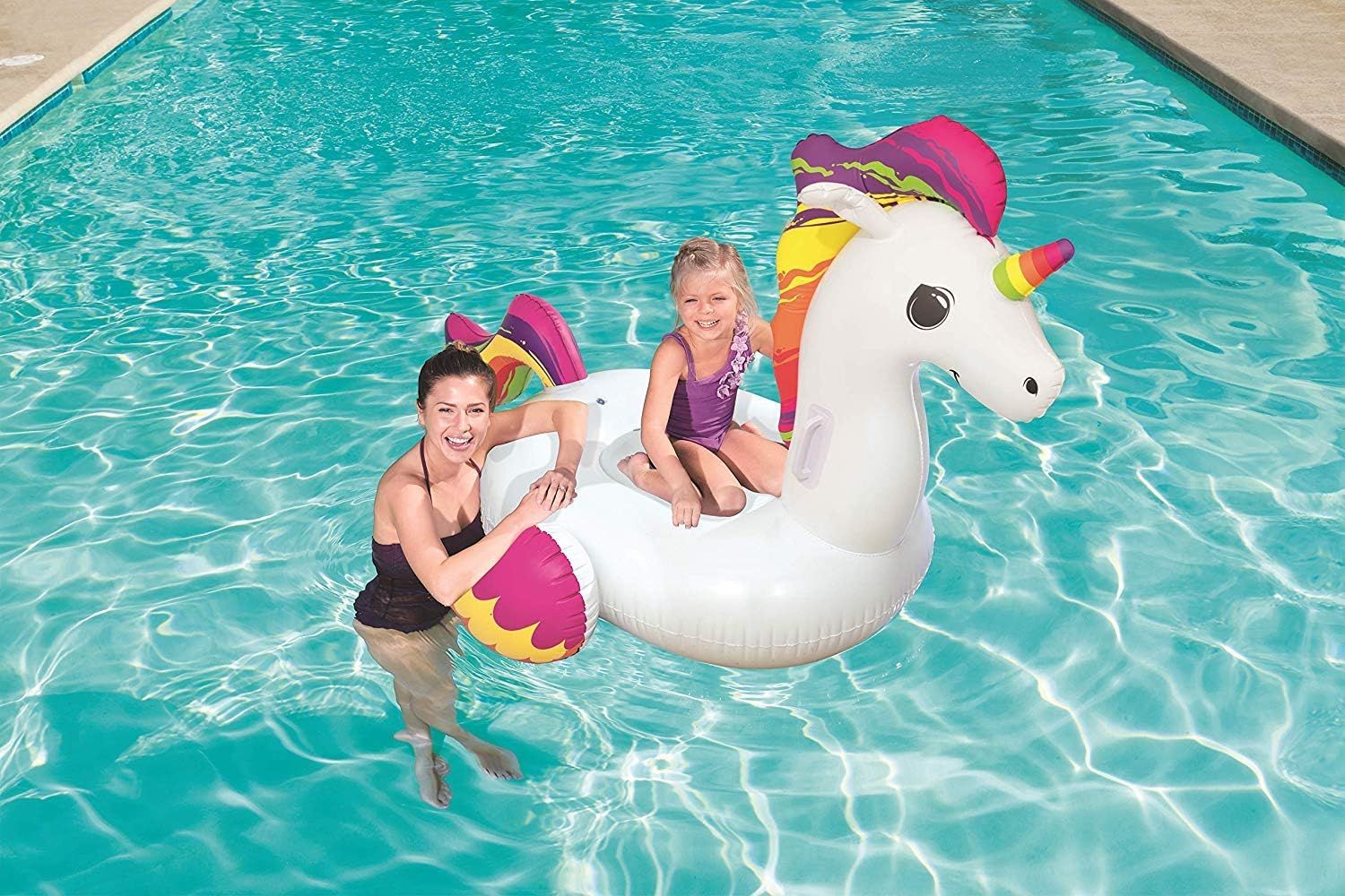 Bestway 41114,Unicorn Tutmalı Binici Pegasus Deniz Yatağı