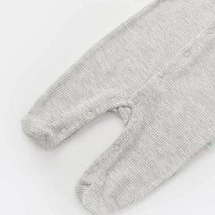 Bibaby Biorganic Nature İn Waffle Tulum 60648 Gri Melanj