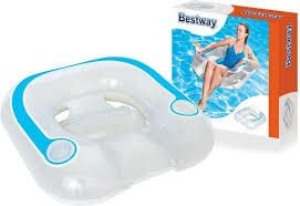 ‎Bestway 43097 Yüzme koltuğu Flip-yastık, 102 x 94 cm