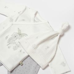 Bibaby Biorganic Koala Jungle 3'Lü Bebek Takım 73315 Gri