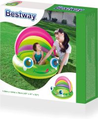 Bestway Havuz Şişme Kurbağa Figürlü UV Korumalı 109x104 Cm 52188