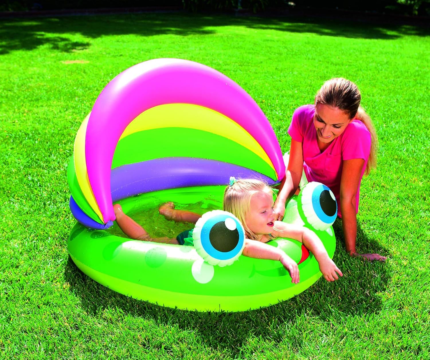Bestway Havuz Şişme Kurbağa Figürlü UV Korumalı 109x104 Cm 52188
