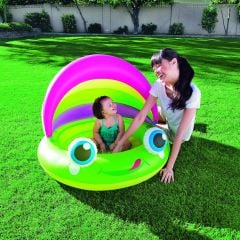 Bestway Havuz Şişme Kurbağa Figürlü UV Korumalı 109x104 Cm 52188