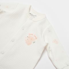 Bibaby Biorganic Koala Jungle Yenidoğan Bebek Tulum 60732 Pembe