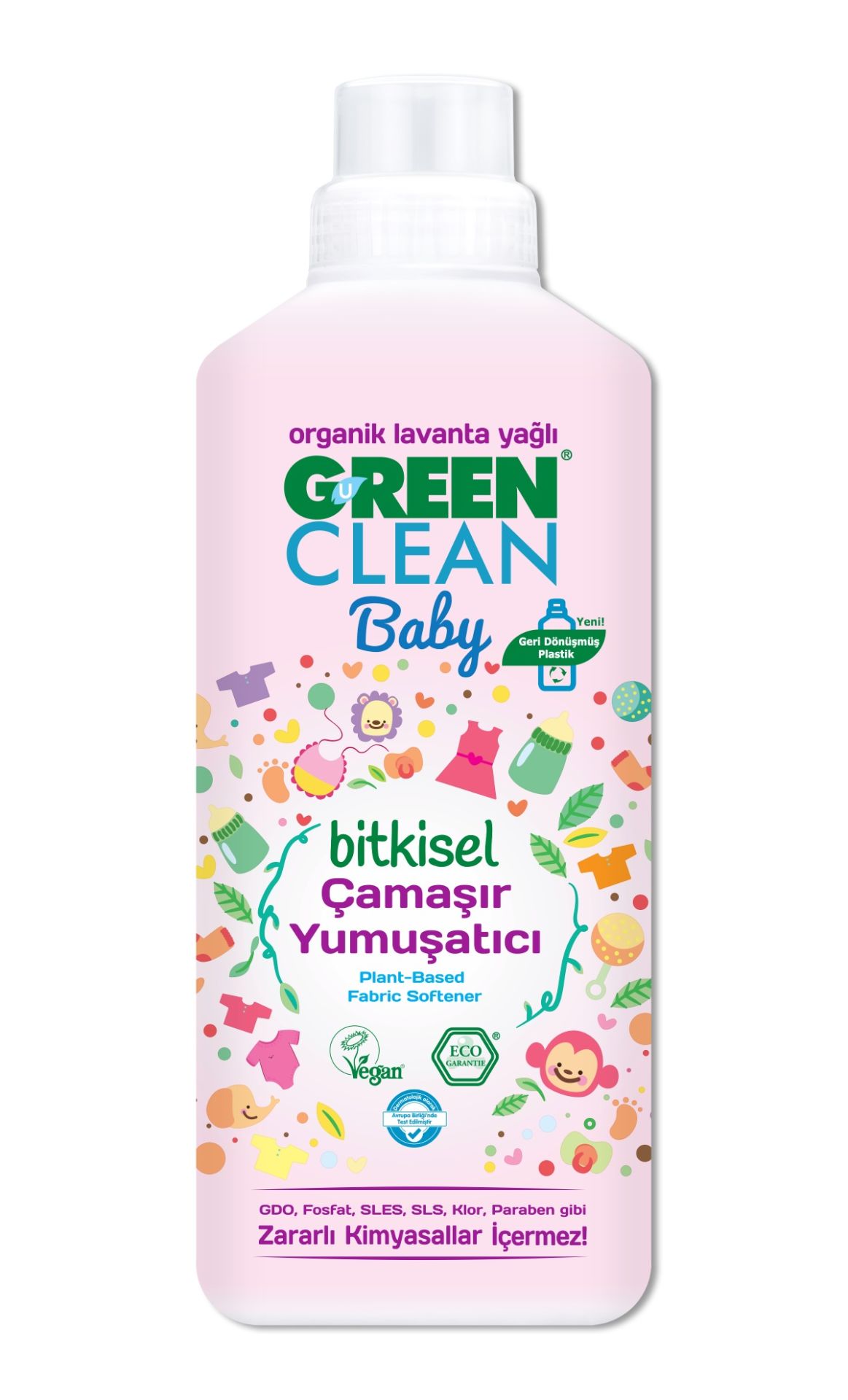 Green Clean Baby Bitkisel Çamaşır Yumuşatıcı 1000ml