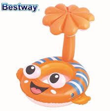 Bestway ŞİŞME DAİRE OTURMA YERİ VE GÖLGELİK PALYAÇO BALIĞI 118*80 CM 34092 BESTWAY