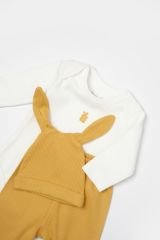 Bibaby Biorganic Bunny 3'Lü Bebek Takım 73326 Hardal