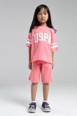 U.S Polo Bermuda Takım US2091-4 Neon Pembe