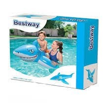 Bestway 41032 157x71 cm Tutmalı Köpek Balığı Binici mavi