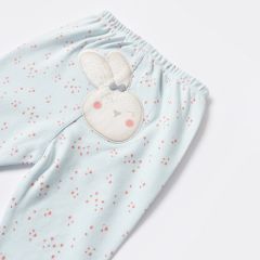 Bibaby Biorganic Pretty Ears Bunny Patikli Pantolon 57814 Mint