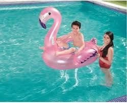 Bestway 41122 Flamingo Binici, Pembe, 127x127 cm