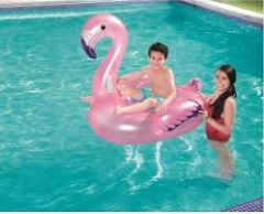 Bestway 41122 Flamingo Binici, Pembe, 127x127 cm