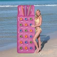 Bestway Deniz Yatağı 188 cm x 71 cm Pencereli ve Bardaklıklı -Pembe - 43040