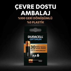 Duracell 6Lı Optimum AA Kalem Pil