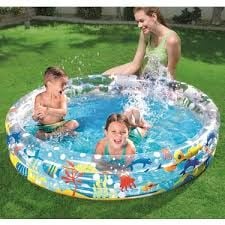 Bestway 3 Halkalı - Plaj Ortamı Desenli Havuz 152 * 30 Cm - 51004