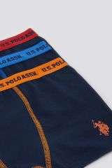U.S Polo Erkek Çocuk Boxer 3'Lü Takım 1370 NAVY