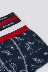 U.S Polo Erkek Çocuk Boxer 3'Lü Takım 1372 NAVY