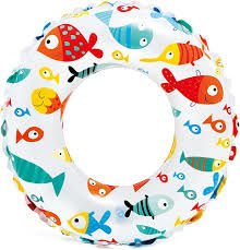 INTEX - Balık Desenli Lüks Simit 51 Cm - 59230