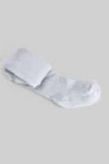 Bistyle Basic Penye Tekli Külotlu Çorap BS1000 Gri Melanj