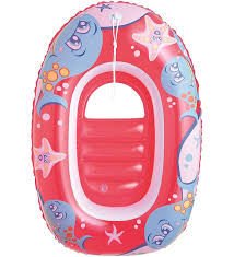 Bestway Çocuk Botu - Balina Desenli  102x69 cm - 34037 Pembe