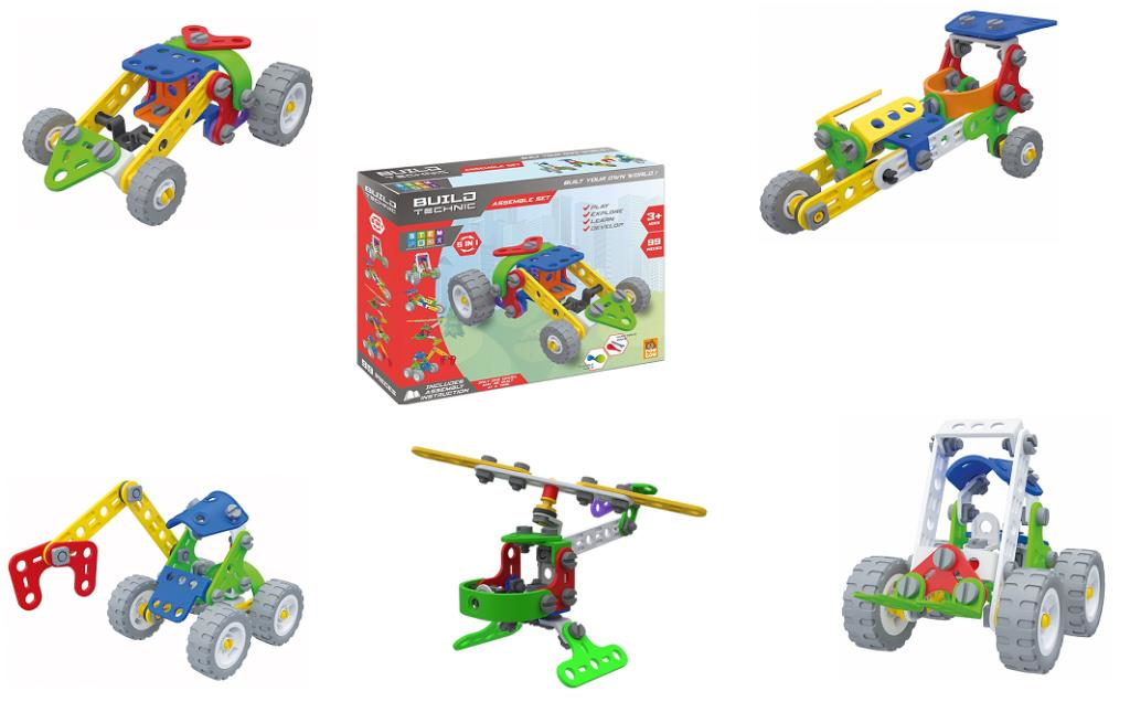 Sök Tak 99 Parça Araç 5in1 Build Technic - 4100501-1