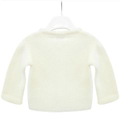 Andywawa AC24333 Basic Bebe Ceket Ekru