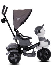 Babyhope 125 Yupi Triycle 3 Tekerli Kontrollü Bisiklet (Özel) Gri