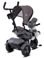Babyhope 125 Yupi Triycle 3 Tekerli Kontrollü Bisiklet (Özel) Gri