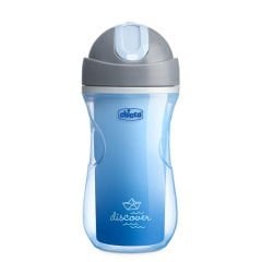 Chicco Isı Yalıtımlı Sport Bardak Pipetli Erkek 14+Ay Mavi