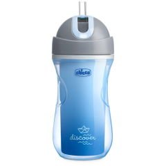Chicco Isı Yalıtımlı Sport Bardak Pipetli Erkek 14+Ay Mavi