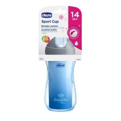 Chicco Isı Yalıtımlı Sport Bardak Pipetli Erkek 14+Ay Mavi