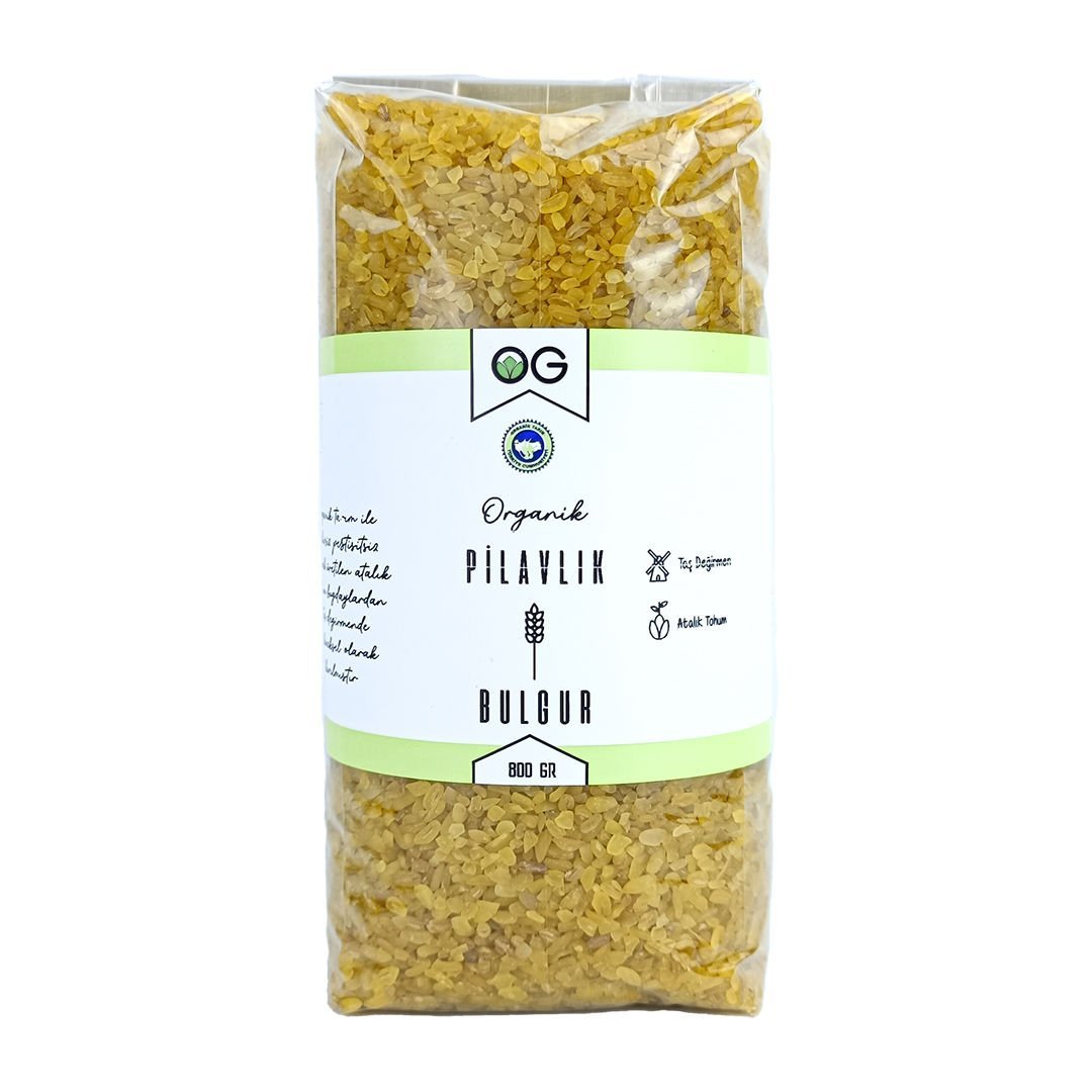OG Natural Organik Pilavlık Bulgur 800 Gr