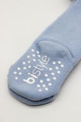 Bistyle Tekli Kaymaz Basic Külotlu Çorap BS50501B Mavi