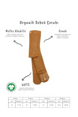 Bistyle Tekli Kaymaz Mix Havlu Külotlu Çorap BS50501M Hardal