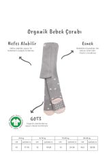 Bistyle Tekli Puan Kaymaz Havlu Külotlu Çorap BS50502 Gri