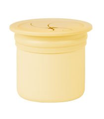 OiOi Ham+Hüp Pipetli Silikon Bardak Seti Mellow Yellow / Powder Grey