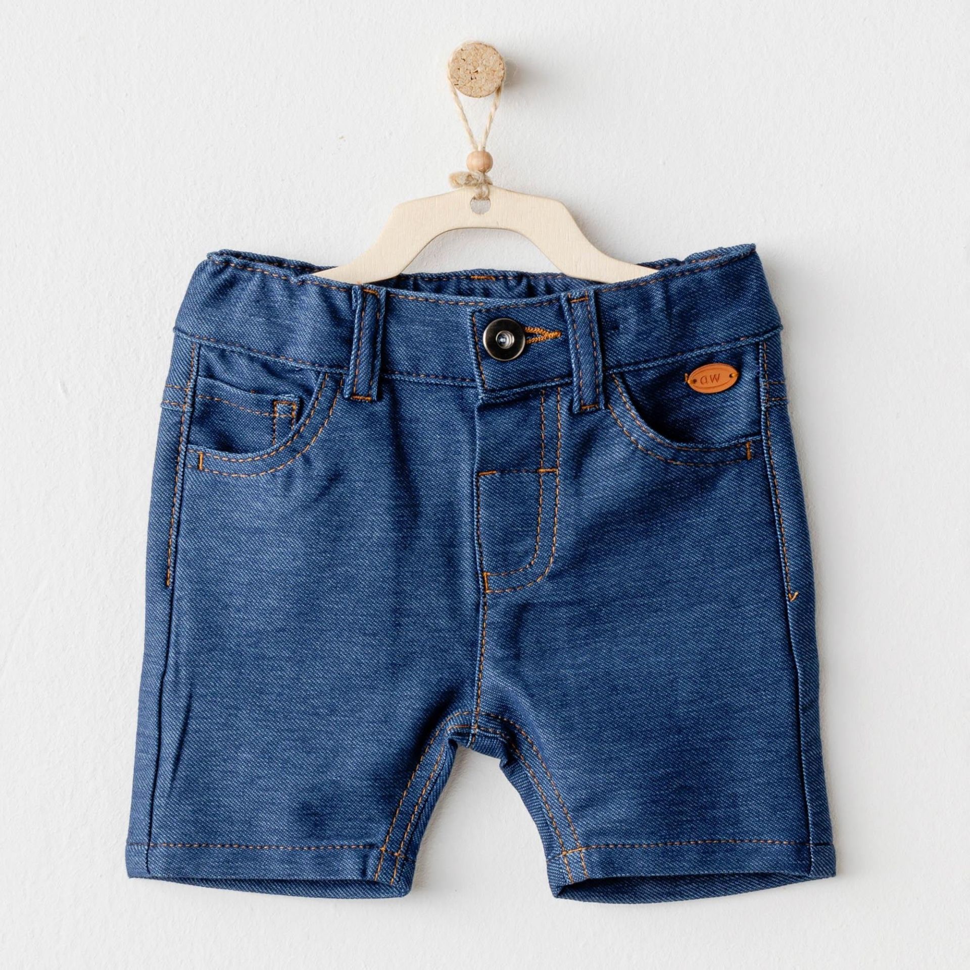 Andywawa AC25939 Casual Bebek Şort İndigo