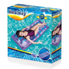 Deniz Yatağı Dik Yastıklı Bardaklı Yatak 188x71Cm Bestway - 43015