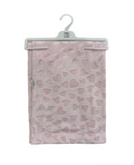 Bibaby Jacquard Heart 82x90 Battaniye 64727 Pink