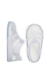 İgor Star Glitter Sandalet S10265 Purpurina Transparente